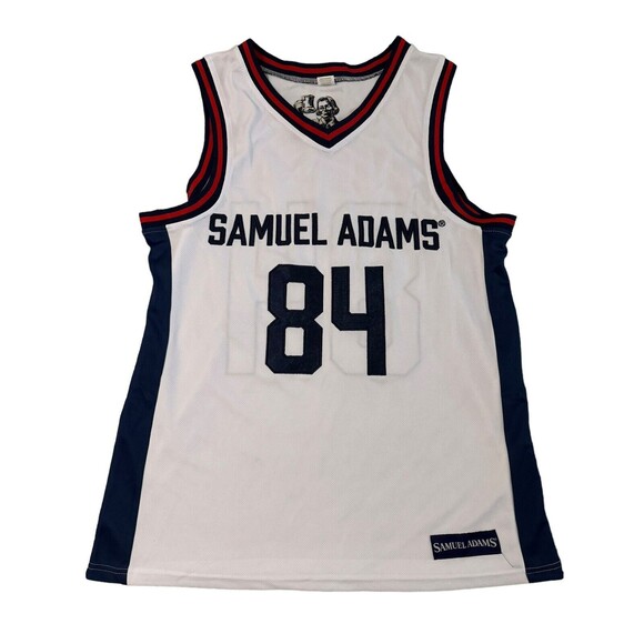 Stitched Samuel‎ Adams Beer Basketball Jersey #84 Men's Size Medium - Picture 4 of 6